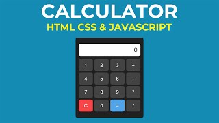 How To Create A Calculator App Using HTML CSS & JavaScript