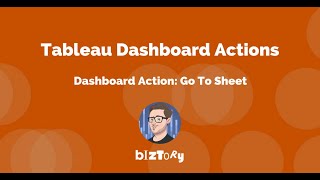 Tableau Dashboard Actions | Go to Sheet action