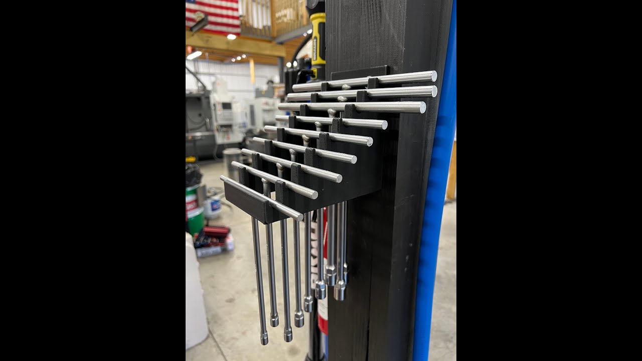 Handle Tool Rack 3d Printed T-Handle Tool Rack - YouTube