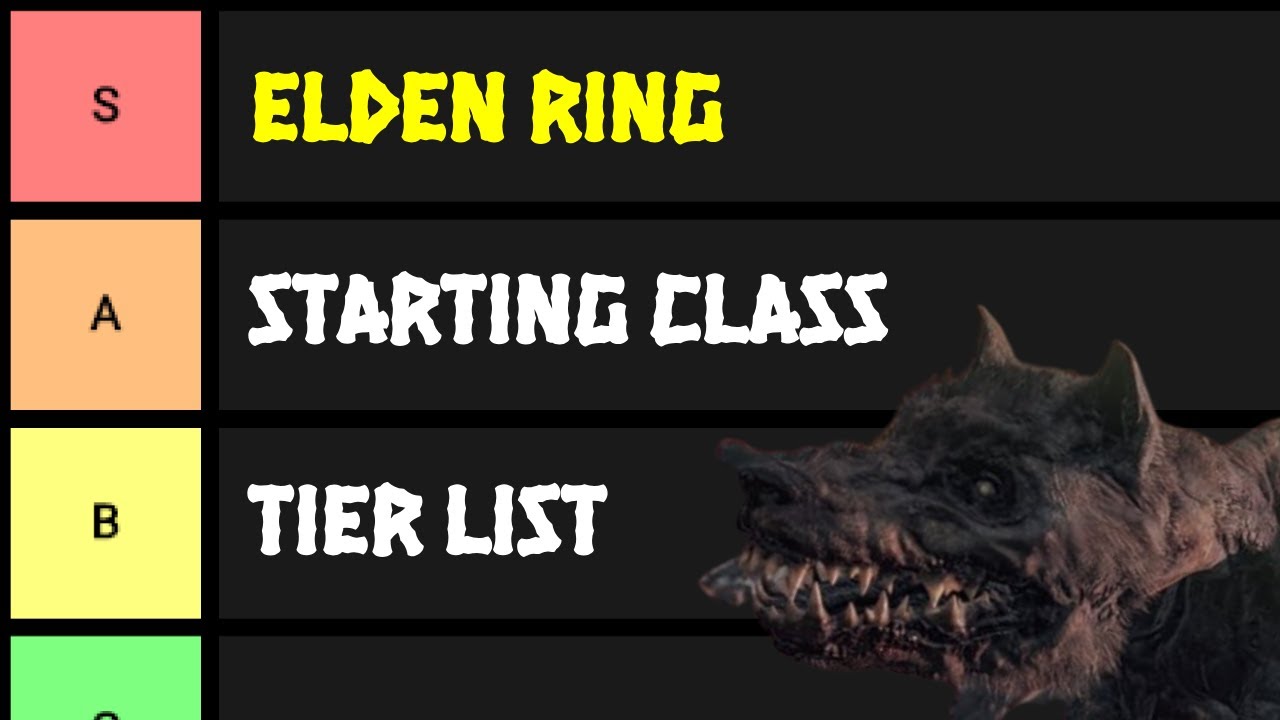 Elden Ring | Starting Class Tier List