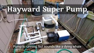 Hayward Super Pump motor replacement - Runs, loud noises