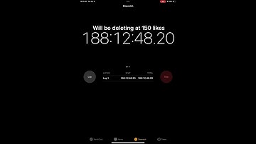 Deleting timer at 150 likes