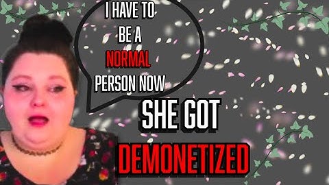 She blames mass reporting campaigns for the demonetization of her channel