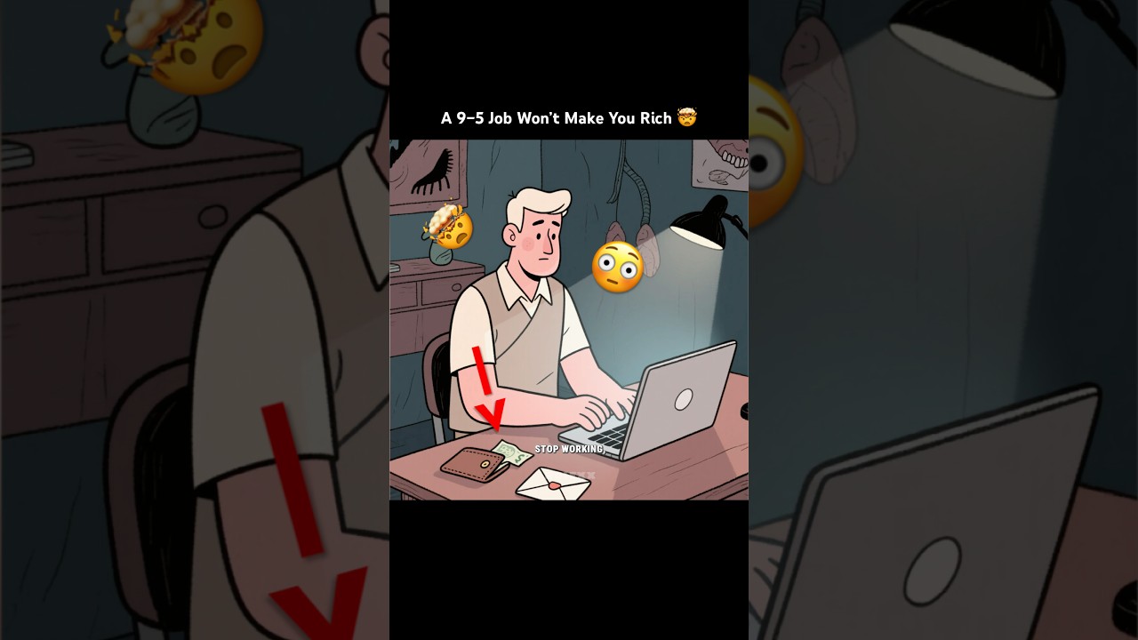 A 9–5 Job Won’t Make You Rich 🤯😳