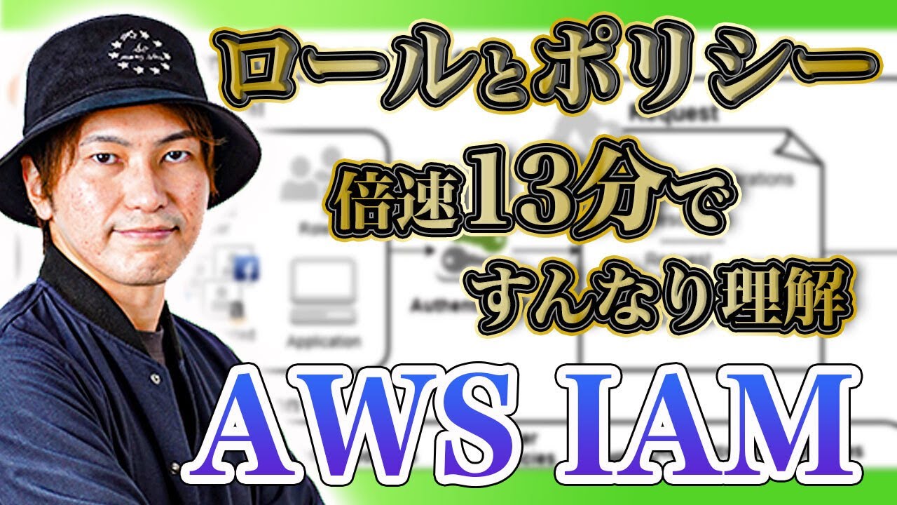 【IAM講座 再配信】13分でロールとポリシーがすんなり分かる！AWS講座