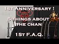 1st anniversary + first F.A.Q !