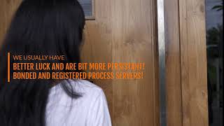 The Sheriff couldn't make them open the door!  Our Process Server got it served on the first try!
