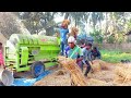 Dashmesh Paddy Thresher Machine RPM 750 Model 5 Fan With Massey Ferguson 5245 CC 3200  Tractor Video