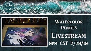 ⁣Derwent Watercolor Pencils Livestream - Lachri