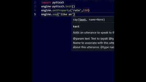 Text to speech converter by python.#Shorts #programing #coding #python