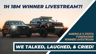 America's 250th Fundraiser Winner Livestream - 1hr 18m long!