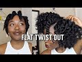 MY FLAT TWIST OUT ROUTINE (Med 4b/4c Hair)