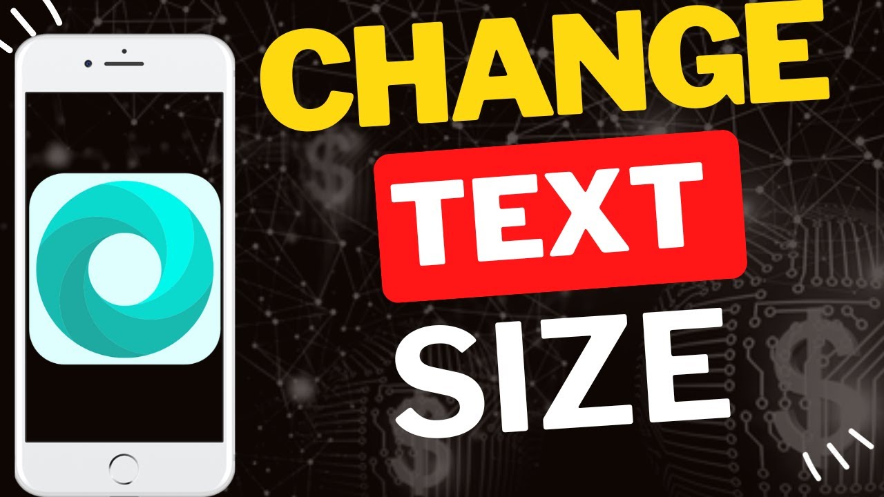 Как изменить размер текста в мобильном браузере Mint