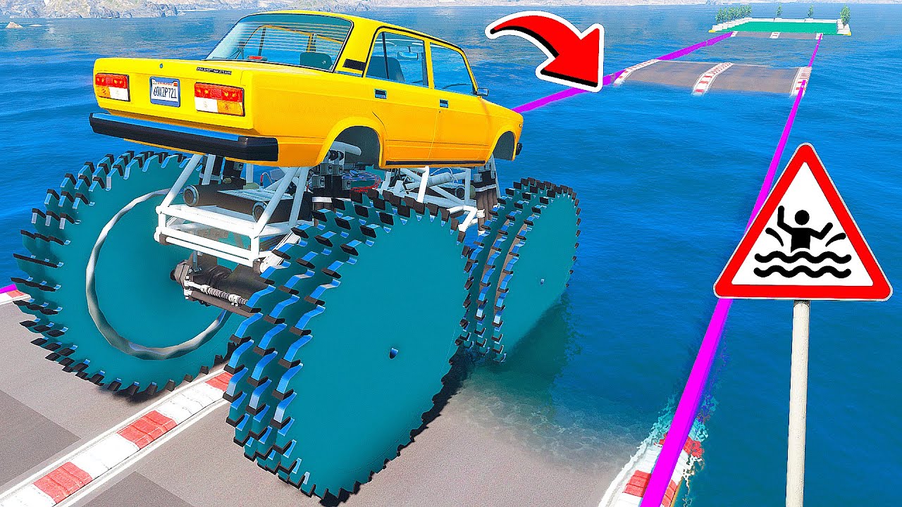 СМОЖЕТ ЛИ ГИГАНТСКАЯ СЕМЕРКА НА ПИЛАХ ПРОЕХАТЬ ГЛУБОКУЮ ЯМУ С ВОДОЙ В ...