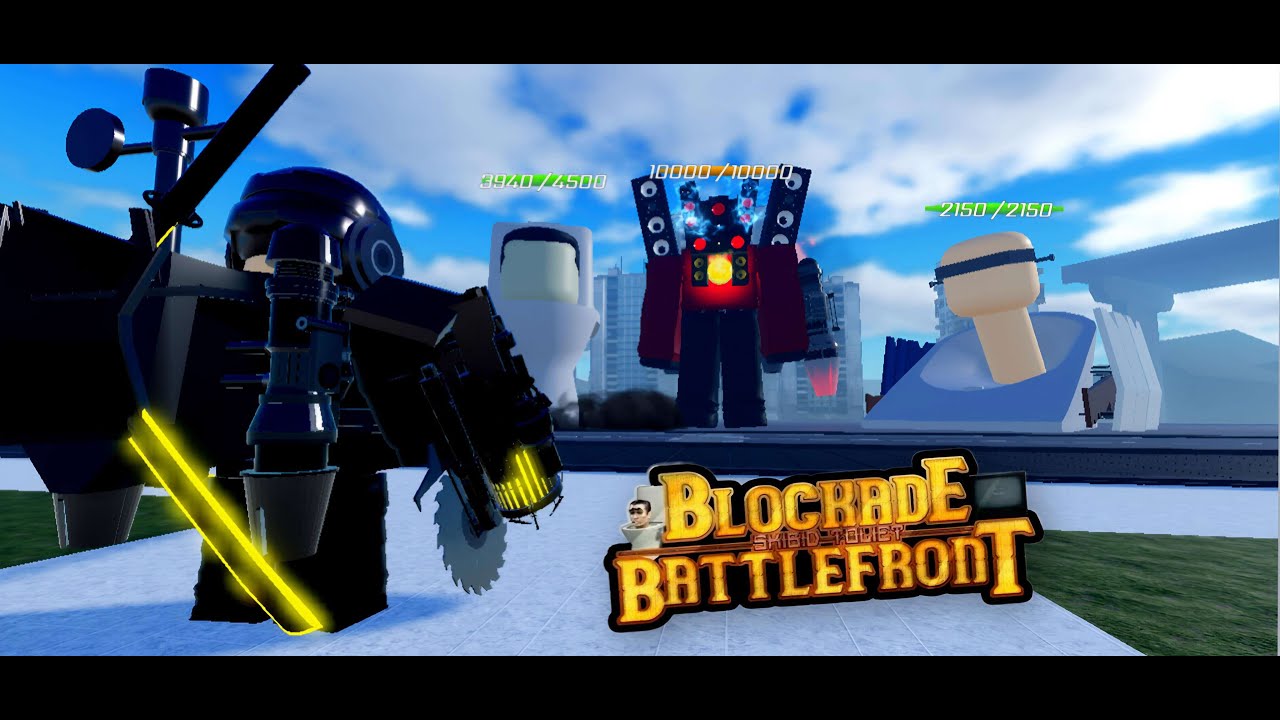 Buzzsaw Toilet Solo Gameplay!-(ST BLOCKADE BATTLEFRONT NEW UPDATE)