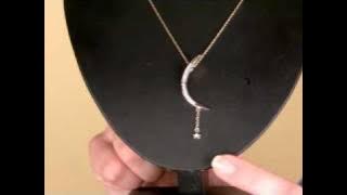 Carrie's Moon & Star Necklace Inspired by Sex and the City 2
