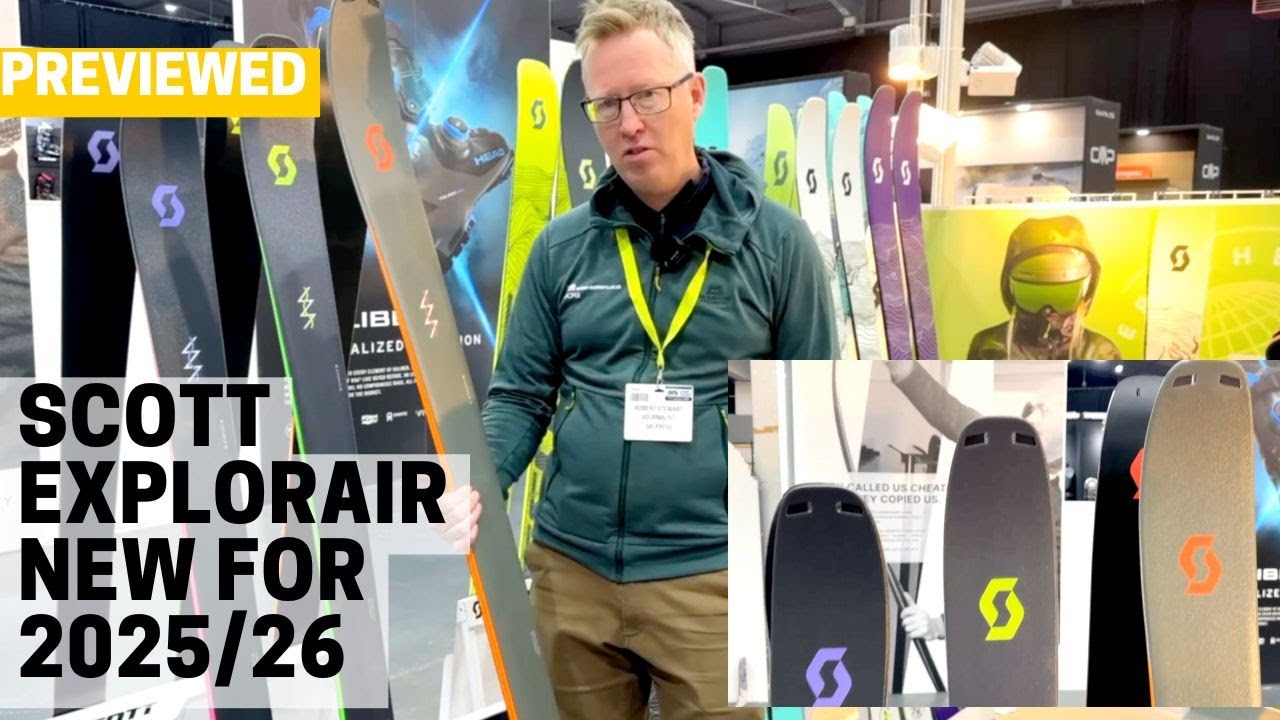 scott エクスカーション　26 Scott Explorair New Skis for 2025/26 - YouTube