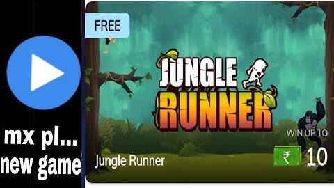 Mx player jungle runner game play🔥🔥2020 || how to earn money play mx player all game play 2020
