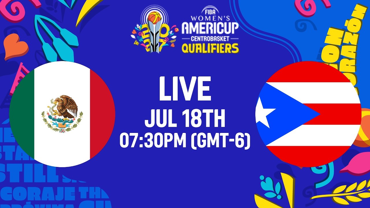 Final | Mexico v Puerto Rico | Full Basketball Game | FIBA Women's AmeriCup 2027 Centrobasket Qualif
