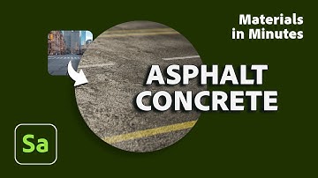 Make a Asphalt Road Material in Substance 3D Sampler | Materials in Minutes #15 | Adobe Substance 3D