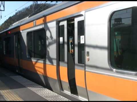 青梅駅　2番線　発車