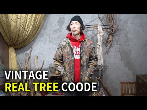 古着バイヤーの私服】トレンドカラーのレッドとリアルツリーカモを使っ