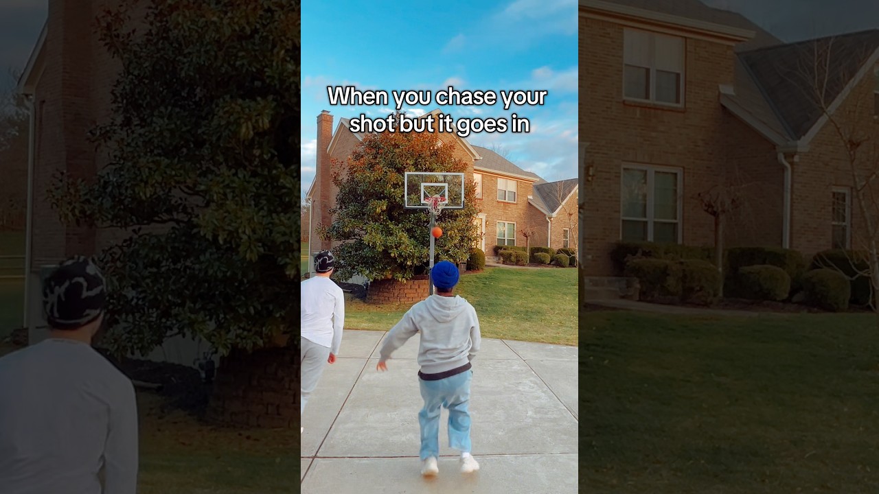 When you chase your shot but it goes in 