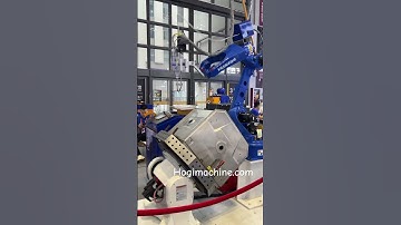 Hogi Automatic welding robot with Positioner #yaskawa #weldingrobot #positioner #automaticwelding