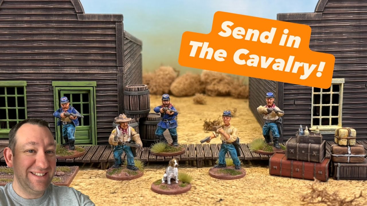 Обзор товара: Новая пластиковая американская кавалерия в масштабе 28 мм от Great Escape Games.