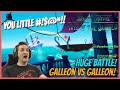 HUGE GALLEON VS GALLEON NAVAL BATTLE! (+ Athena Steal!) - Sea of Thieves!