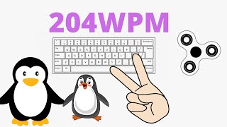 Famous [Former WR] 204 WPM 2 fingers (10 words on Monkey-Type) Profile