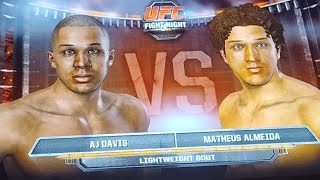 Aj Davis vs Matheus Almeida | UFF Contender Series 2024 Episode 2
