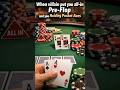 All-In !! PreFlop.. with Rockets #shorts #poker