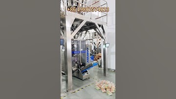 Automatic freeze dried bubble and hard candy vffs form fill seal vertical weighing packing machine