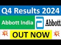 Abbott india q4 results 2024  abbott results today  abbott india share news  abbott latest news
