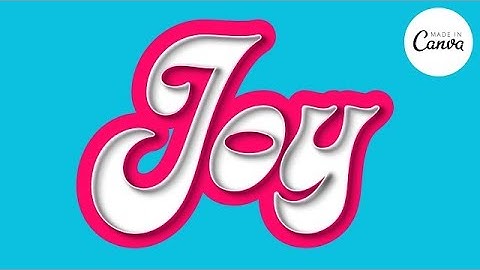 Inner Shadow Text Effect in Canva