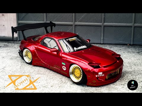 ERROR404 RX-7 FD3S 499個限定 Mazda RX7 FD3S Rocket Bunny by Error404 x Old School JDM