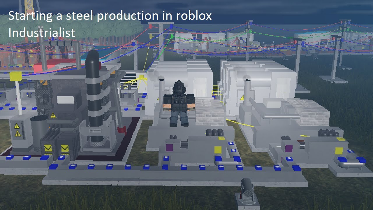 Producing The First Steel In Roblox YouTube 