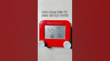 How does an Etch A Sketch work? Pls sub to help me hit 100k subs 🙏 #howto #learn #tips #art #retro