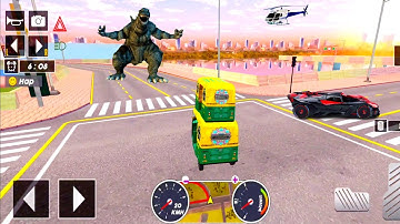 Tuk Tuk auto rickshaw driver 3D game - 261 auto rickshaw driving game - Android iOS Gameplay
