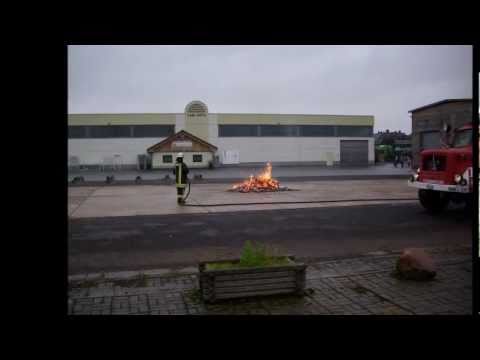 Einsatz bung Carl Gtz Feuerwehr Naumburg