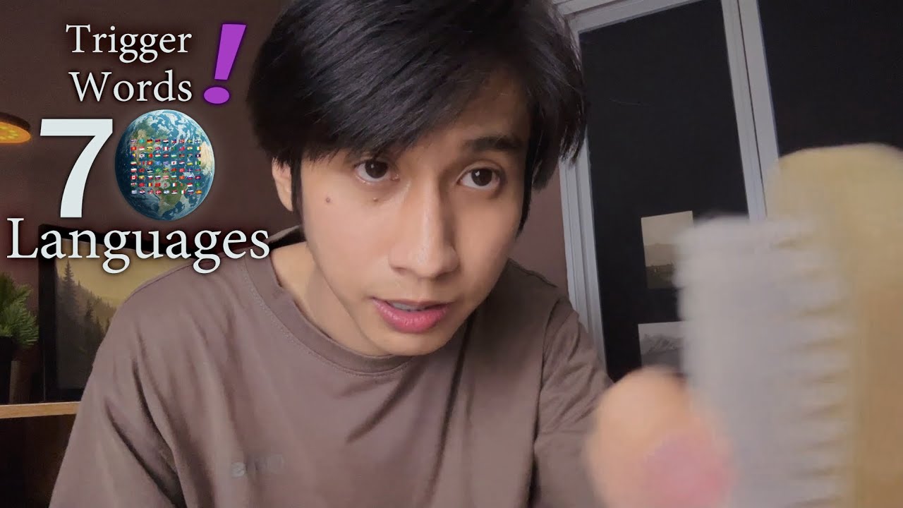 ASMR Fast & Slow Trigger Words in 70 Different Languages (Aggressive Cleaning You)