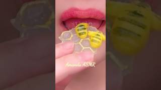 Delicious honeycomb 🐝#asmr #asmreating