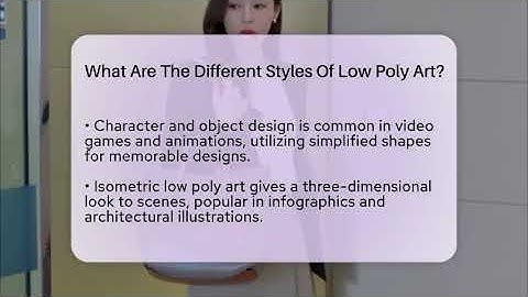 What Are The Different Styles Of Low Poly Art? - Graphic Design Nerd