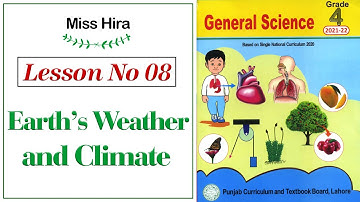 Science Class 4 | PTB | New Edition |  Lesson No 08 | Earth