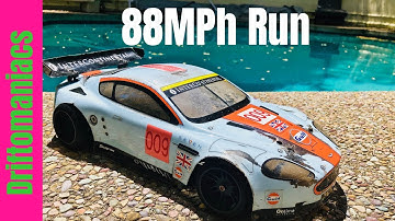 88Mph Traxxas 4-Tec 2.0 VXL 4S Speed Run And Minor Crash!