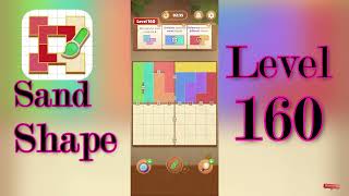 Sand Shape Level 160 Walkthrough 🔶 | Geometric Logic Puzzle Solution | MiniBoss