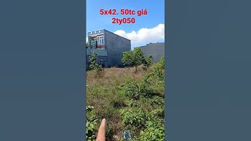 lô góc 2 mặt tiền đường nhựa. 5x42.50tc giá 2ty050