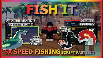 FISH IT Script Pastebin 2025 AUTO FARM, 5X SPEED FISHING, FREE INSTANT FISHING, LOCHNESS (NO KEY) 🌿🐟
