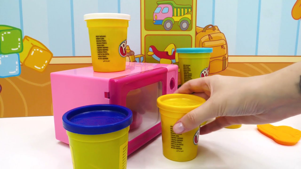 Vamos aprender os nomes de utensílios de cozinha! Vídeo com brinquedos para crianças